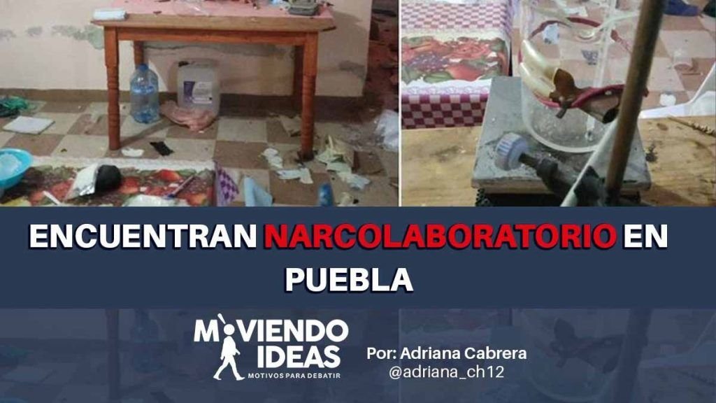 Encuentran narcolaboratorio en Puebla. Atrapan a Karla "N"