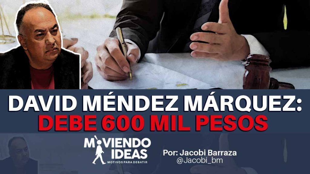 David Méndez Márquez deudor alimenticio.