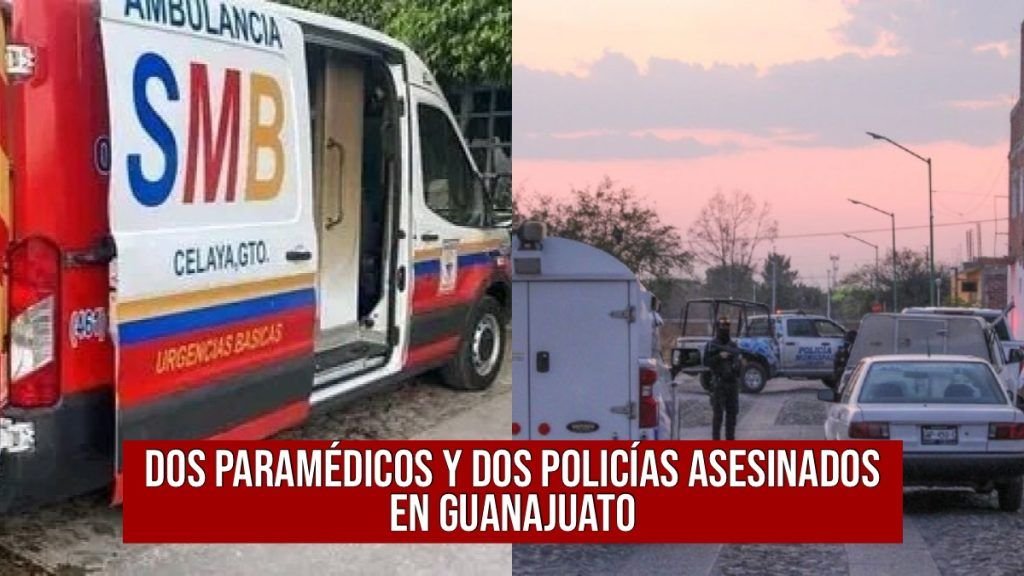 La ambulancia fue incendiada con las víctimas abordo.