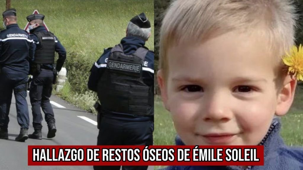 Restos del pequeño Émile Soleil encontrados al sudeste de francia.