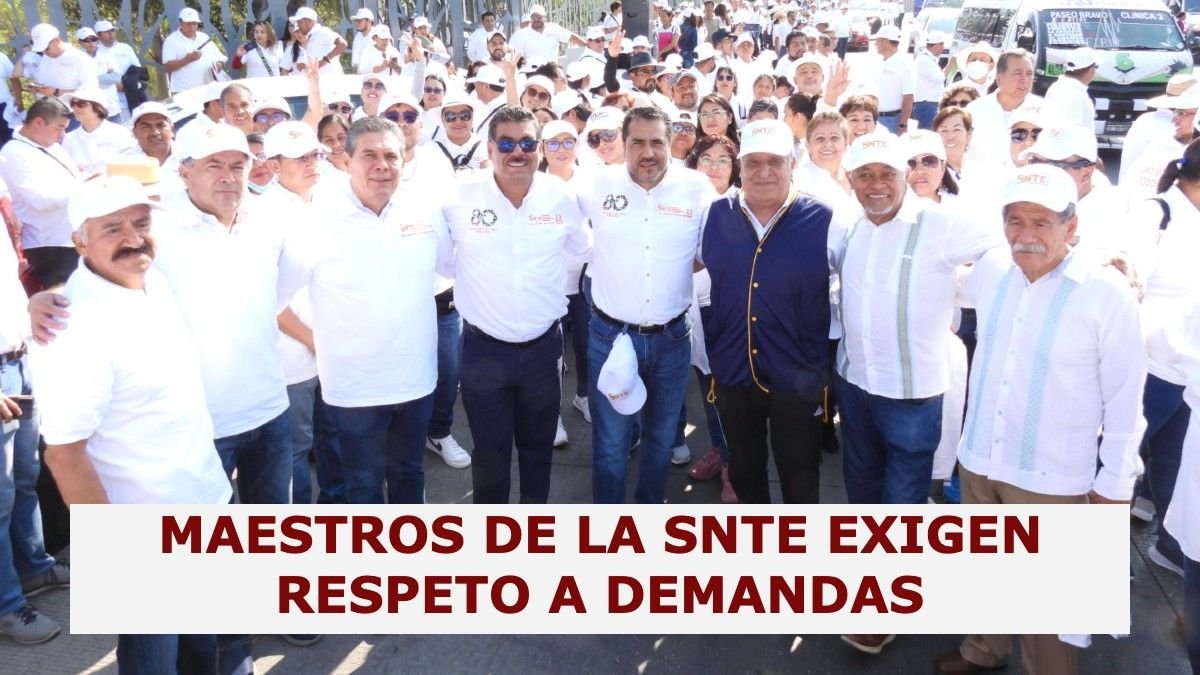 Marchan 15 mil maestros de la sección 23 del SNTE en #Puebla - Moviendo ...