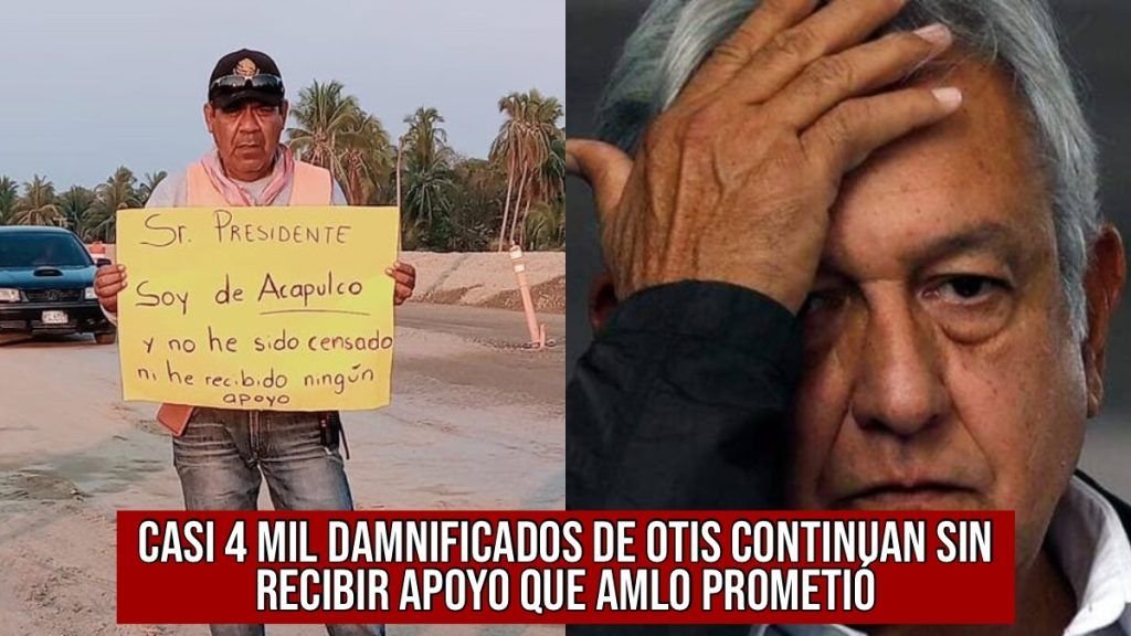 Aurelio acusa que su familia no ha sido censada por Otis.