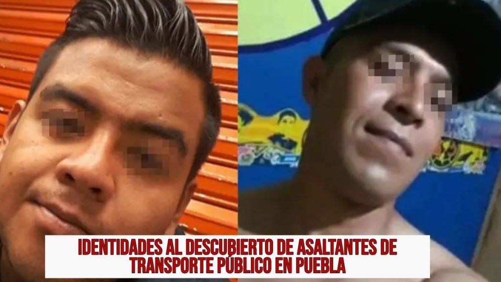 Hermanos asaltantes en Puebla. Se llaman Iván y Omar. (X)