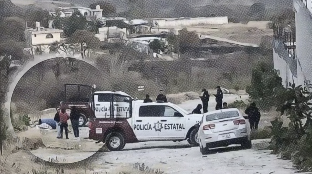 Hallan cuerpo golpeado y baleado con mensaje amenazante en Fundadores de Chapultepec