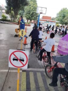 Pepe Cinto promueve cultura vial en 10 escuelas de Juan C. Bonilla