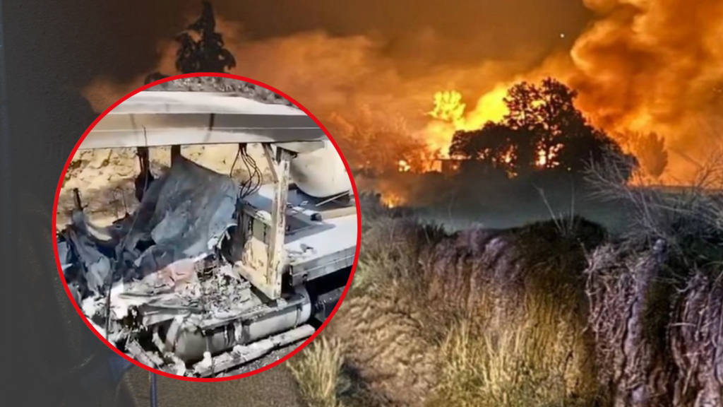 Huachicoleros provocan explosión en Santa Rita Tlahuapan para evitar decomiso de pipas