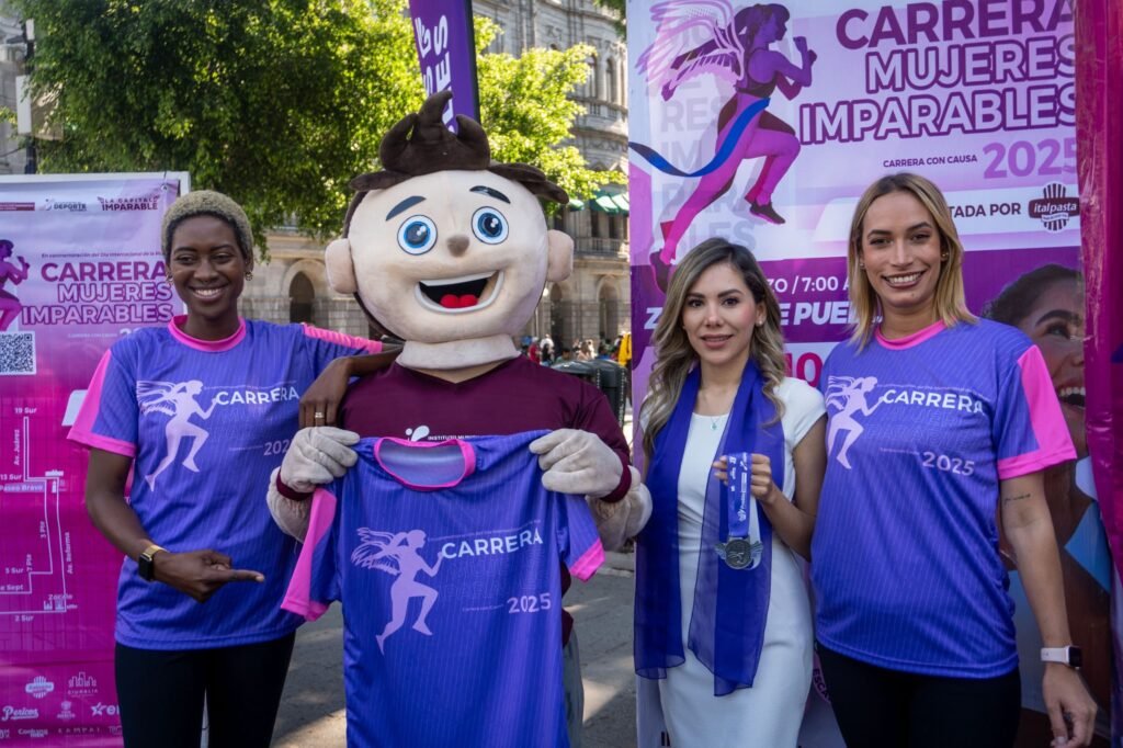 IMDP y la Secretaría de Igualdad Sustantiva presentan la playera y medalla de la Carrera “Mujeres Imparables”