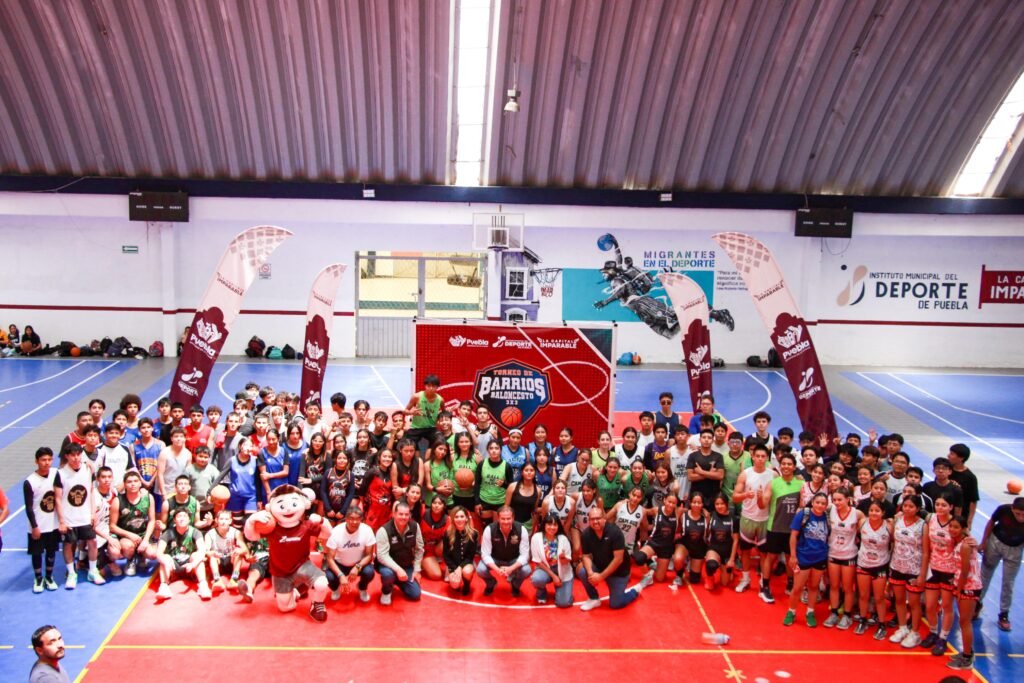 Con la participación de 37 equipos, el Instituto Municipal del Deporte de Puebla celebró con éxito el Torneo de Barrios de Baloncesto 3x3