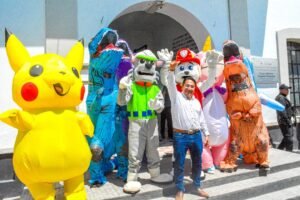 Alcalde de Juan C. Bonilla celebra a la niñez con recorrido municipal
