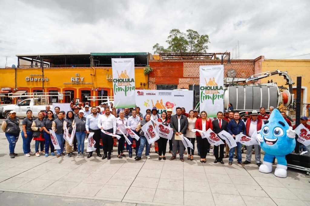 Tonantzin Fernández activa faenas comunitarias en San Pedro Cholula