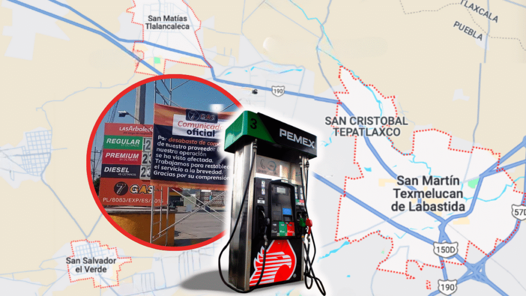 Pemex reduce 65% el abasto de gasolina en Puebla y Tlaxcala