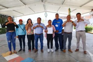 Juan C. Bonilla inicia obra comunitaria en inspectoría