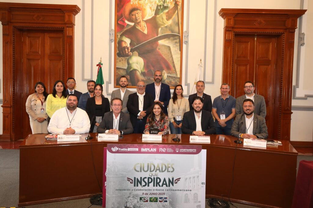 El Gobierno de la Ciudad de Puebla, encabezado por Pepe Chedraui, organizó el encuentro internacional “Ciudades que inspiran” para fortalecer alianzas con autoridades de Brasil y República Dominicana.