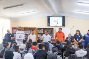Las jornadas se realizaron en 3 escuelas: jardín de niños, primaria y secundaria