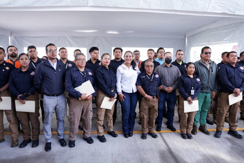 La presidenta Lupita Cuautle inauguró el Centro de Monitoreo de Fenómenos Perturbadores, un espacio tecnológico de Protección Civil para anticipar y atender emergencias en San Andrés Cholula.