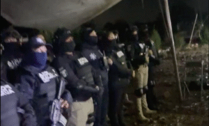 Participaron 90 elementos de seguridad en el operativo.