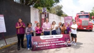 Ayuntamiento de Puebla incluye ciclovía en rehabilitación de 33 Poniente