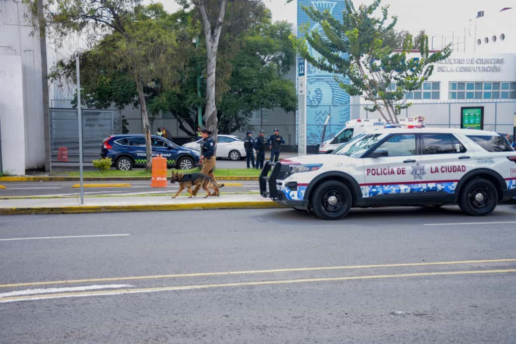 Policía K9 y Fiscalía refuerzan vigilancia en inmediaciones de CU