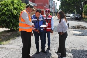 Contraloría verifica aplicación correcta de recursos en programa “Bacheando”