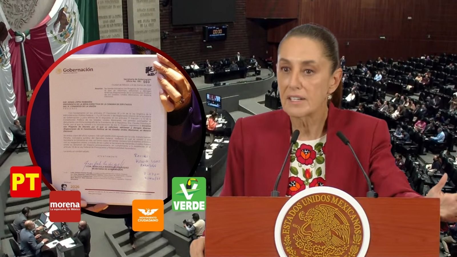 Aprueba Cámara de Diputados el Plan B electoral de Sheinbaum - Moviendo ...